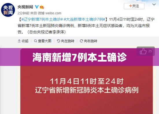 海南新增7例本土确诊/海南新增7例本土确诊病例详情 海南新增7例本土确诊/海南新增7例本土确诊病例详情