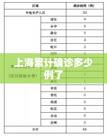 上海累计确诊多少例了/上海出现病例 上海累计确诊多少例了/上海出现病例