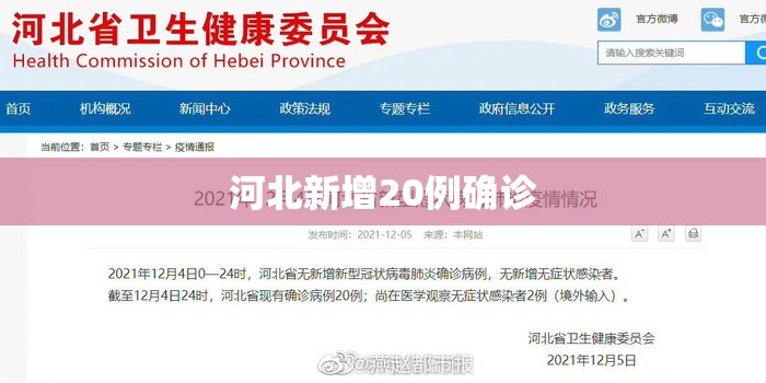 河北新增20例确诊/河北最新病情 河北新增20例确诊/河北最新病情