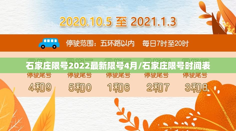 石家庄限号2022最新限号4月/石家庄限号时间表 石家庄限号2022最新限号4月/石家庄限号时间表
