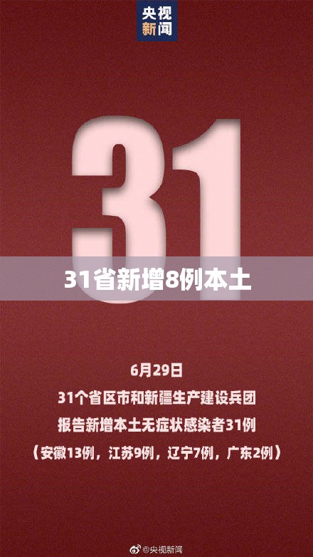 31省新增8例本土(31省区市新增62例本土确) 31省新增8例本土(31省区市新增62例本土确)