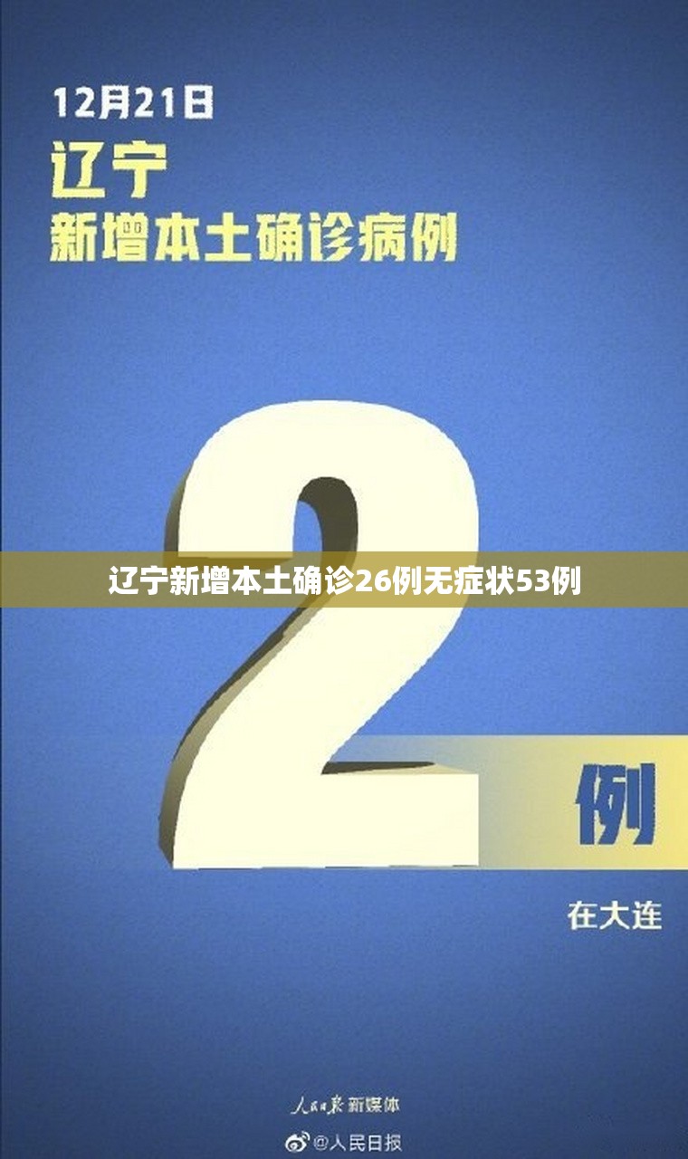 辽宁新增本土确诊26例无症状53例(辽宁感染病毒最新消息)