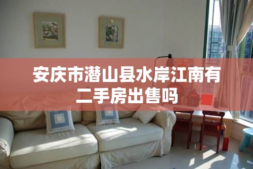 安庆市潜山县水岸江南有二手房出售吗