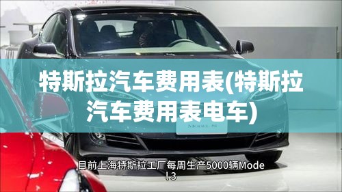特斯拉汽车费用表(特斯拉汽车费用表电车) 特斯拉汽车费用表(特斯拉汽车费用表电车)