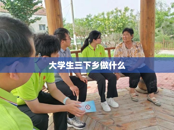 大学生三下乡做什么/大学生三下乡值不值得去