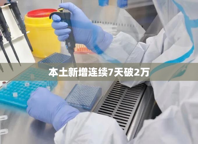 本土新增连续7天破2万/昨增本土112 241 本土新增连续7天破2万/昨增本土112 241