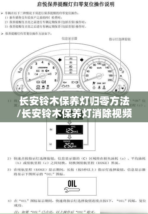 长安铃木保养灯归零方法/长安铃木保养灯消除视频 长安铃木保养灯归零方法/长安铃木保养灯消除视频