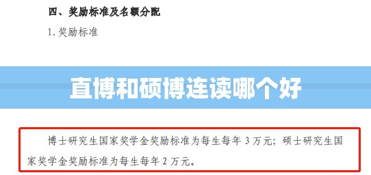 【直博和硕博连读哪个好,读博士一年需要多少学费】 【直博和硕博连读哪个好,读博士一年需要多少学费】