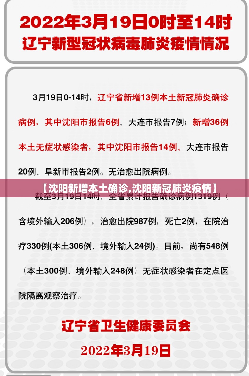 【沈阳新增本土确诊,沈阳新冠肺炎疫情】 【沈阳新增本土确诊,沈阳新冠肺炎疫情】