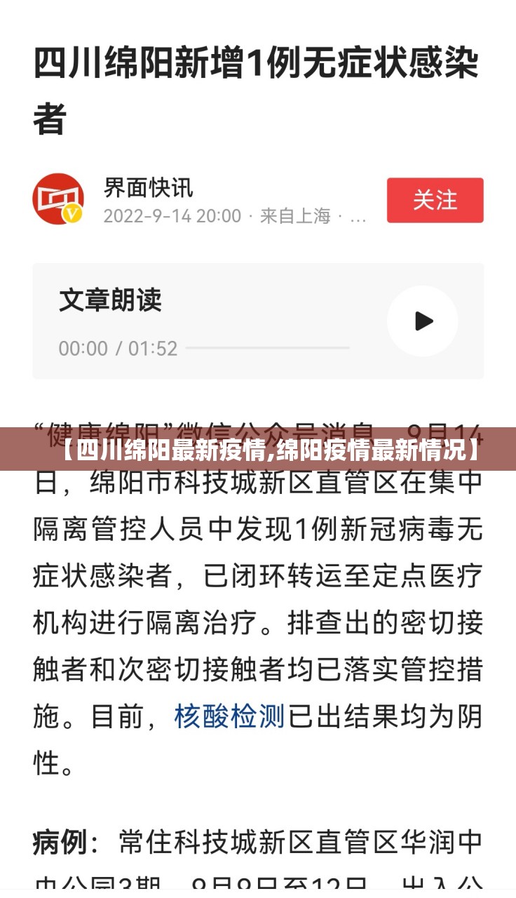 【四川绵阳最新疫情,绵阳疫情最新情况】