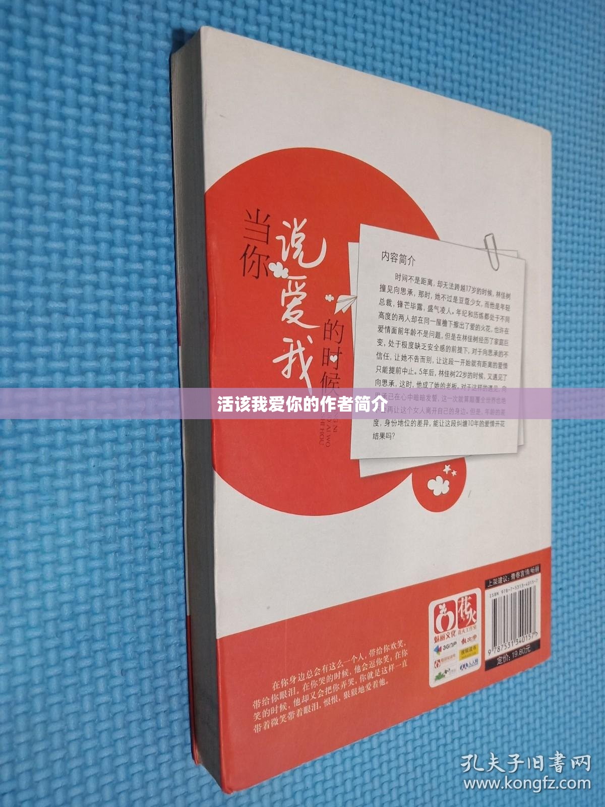 活该我爱你的作者简介 活该我爱你的作者简介