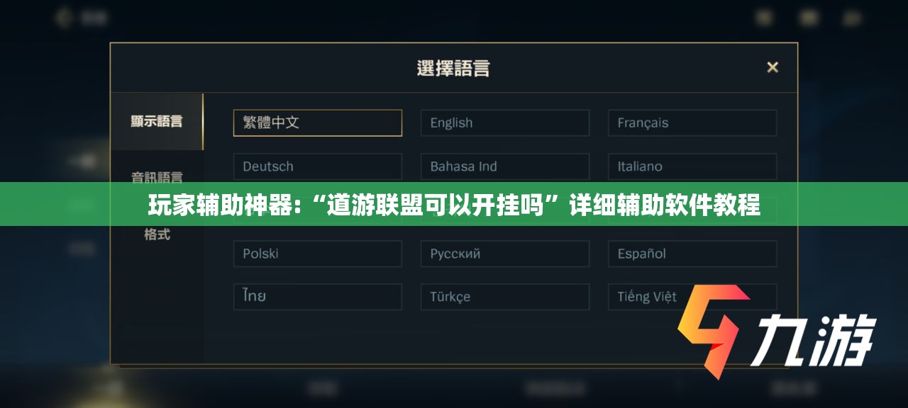 玩家辅助神器:“道游联盟可以开挂吗”详细辅助软件教程