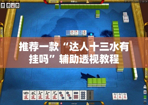 推荐一款“达人十三水有挂吗”辅助透视教程