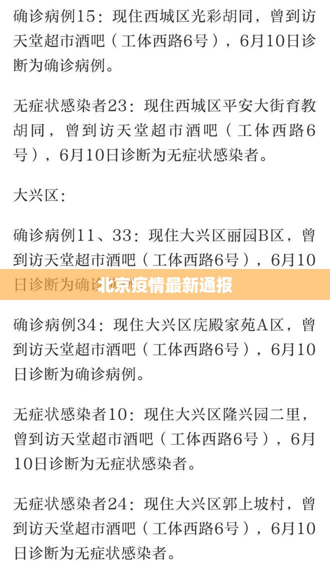 北京疫情最新通报(北京疫情最新通报疫情北京疫情最新动向) 北京疫情最新通报(北京疫情最新通报疫情北京疫情最新动向)