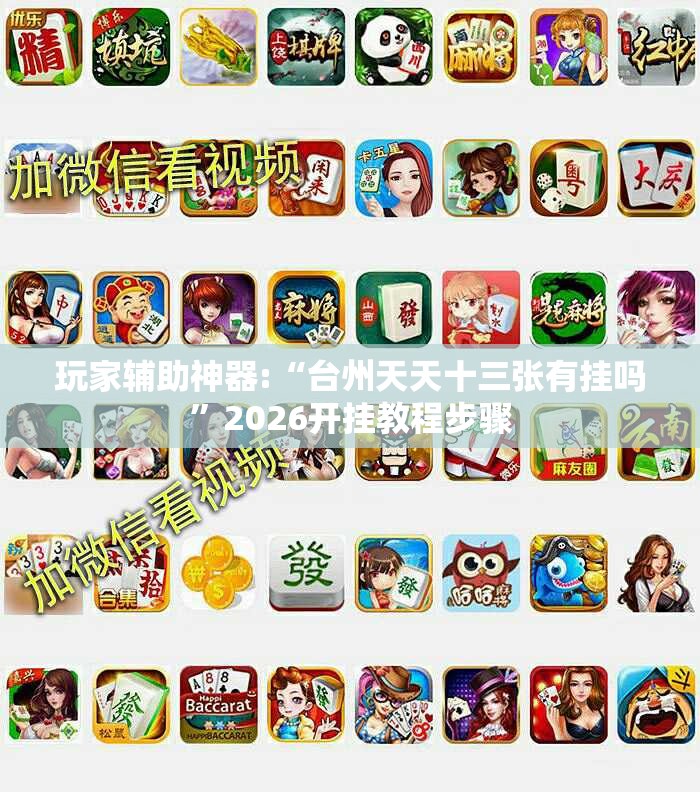玩家辅助神器:“台州天天十三张有挂吗”2026开挂教程步骤
