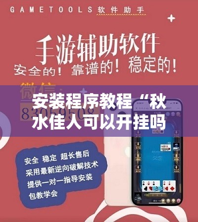 安装程序教程“秋水佳人可以开挂吗”透视开挂辅助教程