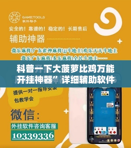 科普一下大菠萝比鸡万能开挂神器”详细辅助软件教程