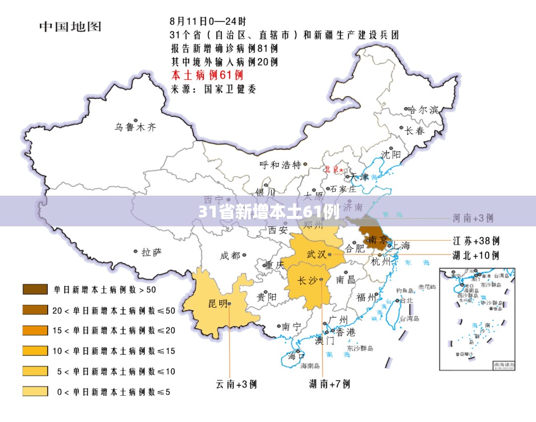 31省新增本土61例/31省份新增本土确诊24例 31省新增本土61例/31省份新增本土确诊24例