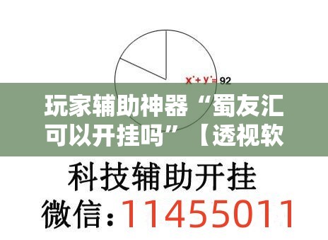 玩家辅助神器“蜀友汇可以开挂吗”【透视软件教程分享】