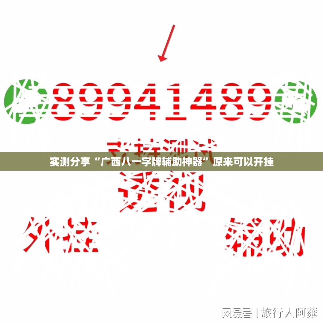 实测分享“广西八一字牌辅助神器”原来可以开挂
