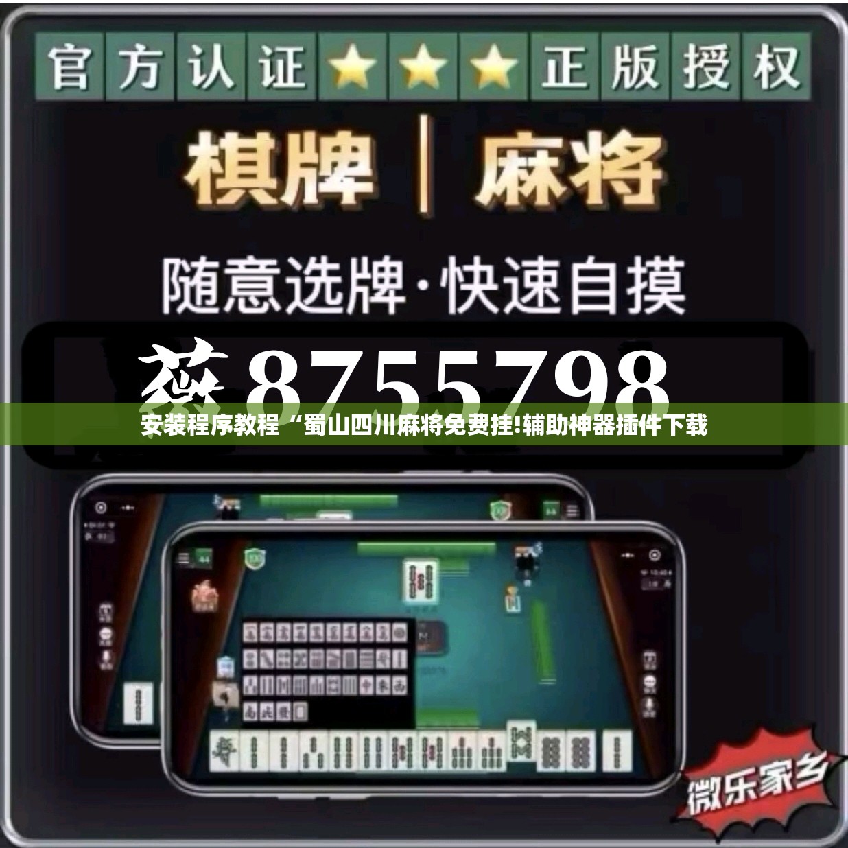 安装程序教程“蜀山四川麻将免费挂!辅助神器插件下载