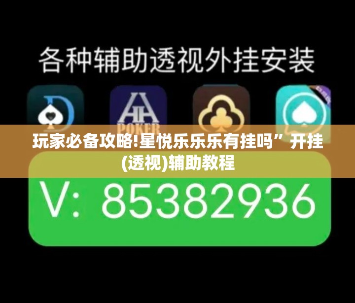 玩家必备攻略!星悦乐乐乐有挂吗”开挂(透视)辅助教程