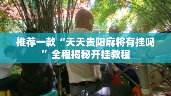 推荐一款“天天贵阳麻将有挂吗”全程揭秘开挂教程