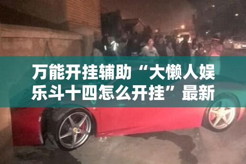 万能开挂辅助“大懒人娱乐斗十四怎么开挂”最新辅助详细教程