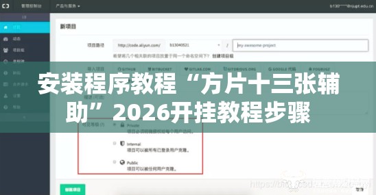 安装程序教程“方片十三张辅助”2026开挂教程步骤