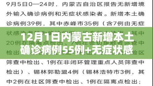 12月1日内蒙古新增本土确诊病例55例+无症状感染者337例