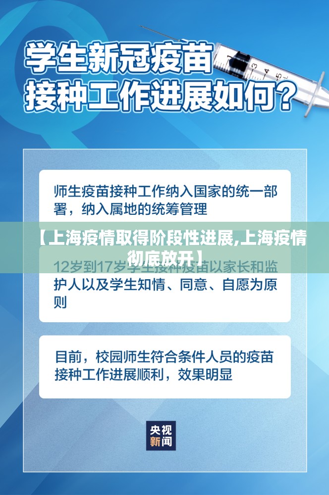 【上海疫情取得阶段性进展,上海疫情彻底放开】 【上海疫情取得阶段性进展,上海疫情彻底放开】