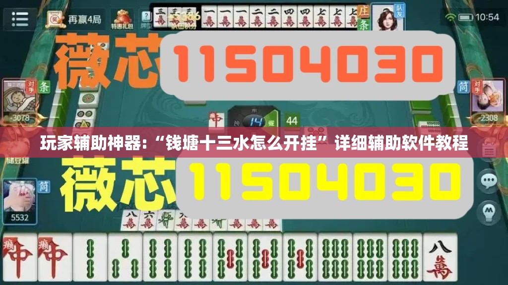 玩家辅助神器:“钱塘十三水怎么开挂	”详细辅助软件教程