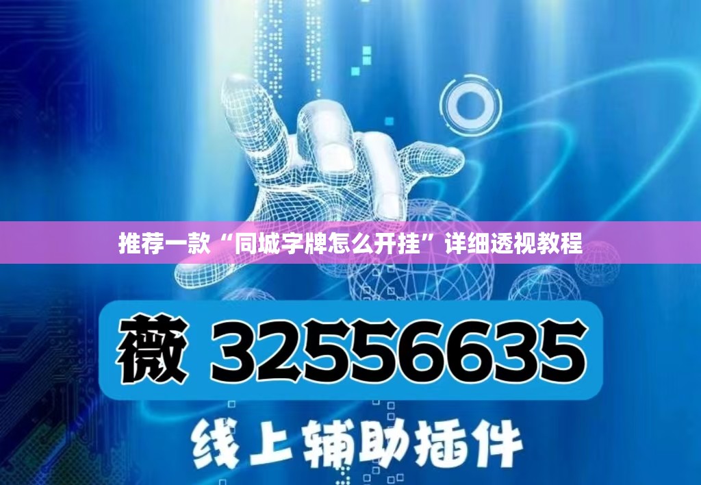 推荐一款“同城字牌怎么开挂”详细透视教程