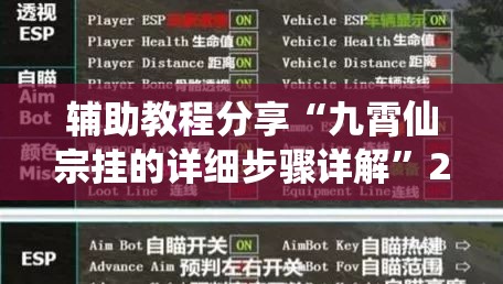 辅助教程分享“九霄仙宗挂的详细步骤详解”2026开挂教程步骤