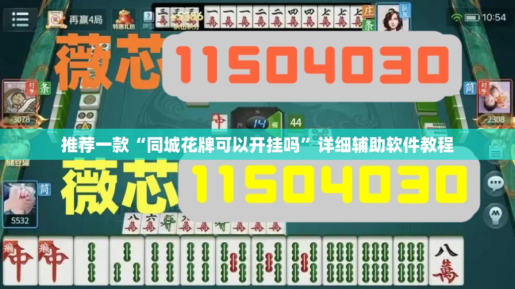 推荐一款“同城花牌可以开挂吗”详细辅助软件教程