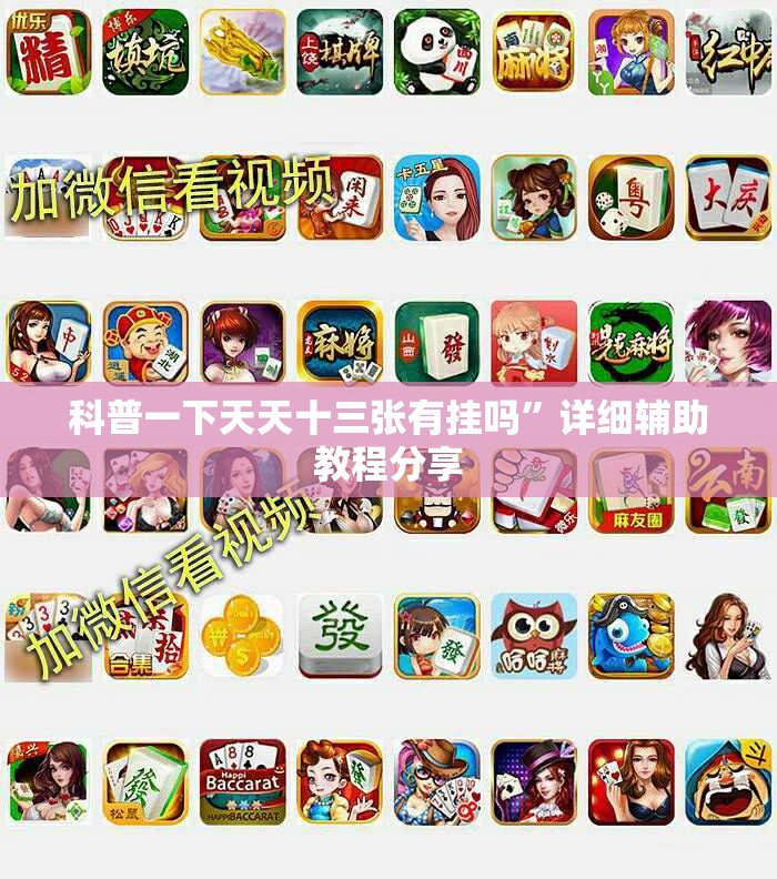 科普一下天天十三张有挂吗”详细辅助教程分享