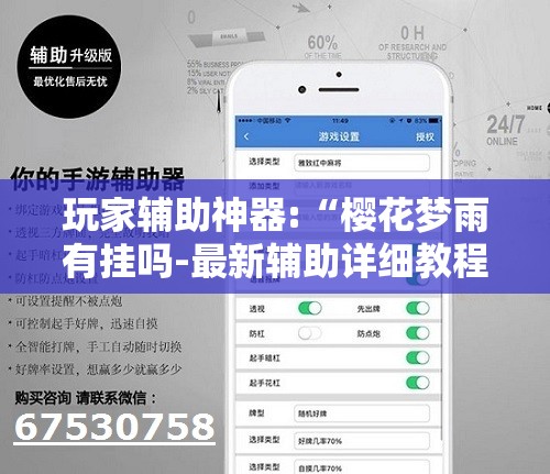 玩家辅助神器:“樱花梦雨有挂吗-最新辅助详细教程