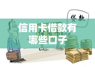 信用卡借款有哪些口子