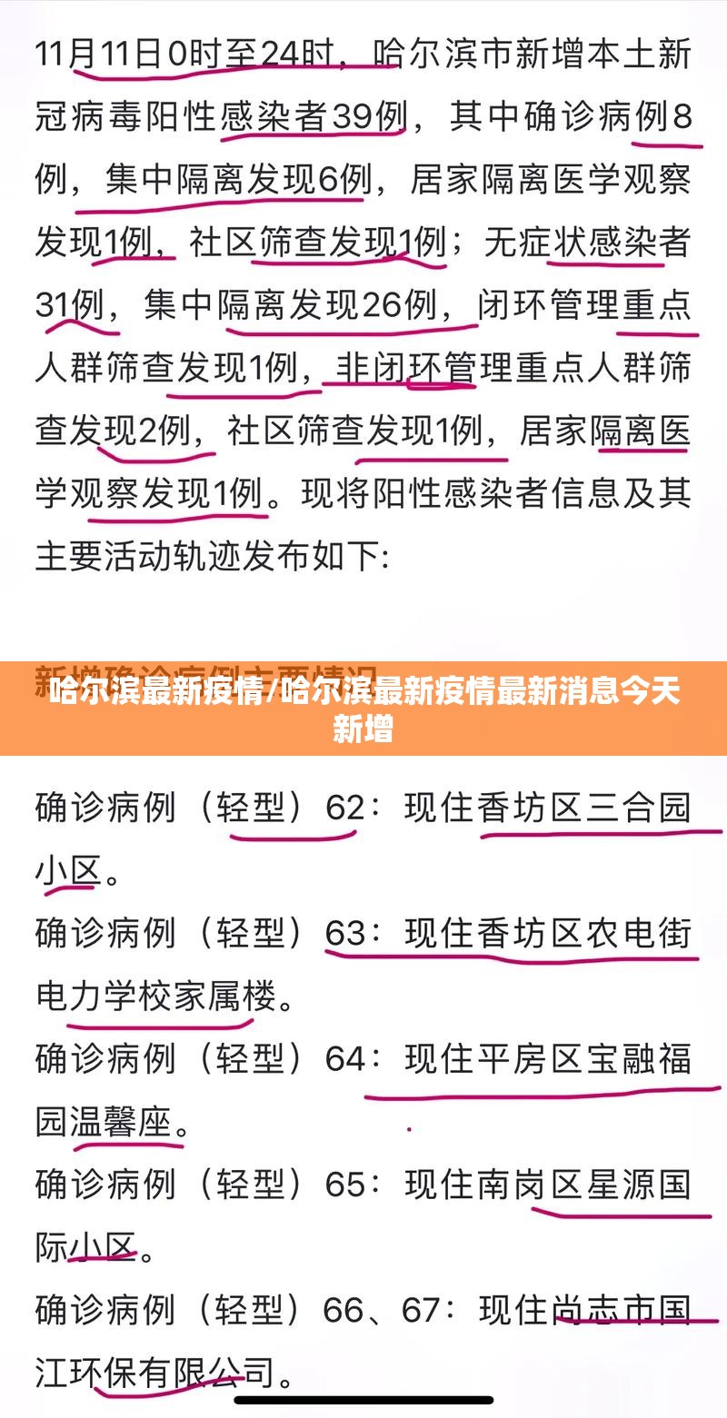 哈尔滨最新疫情/哈尔滨最新疫情最新消息今天新增 哈尔滨最新疫情/哈尔滨最新疫情最新消息今天新增