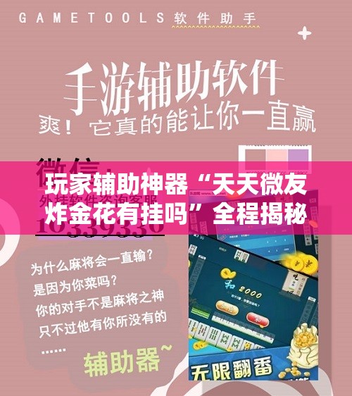 玩家辅助神器“天天微友炸金花有挂吗”全程揭秘开挂教程