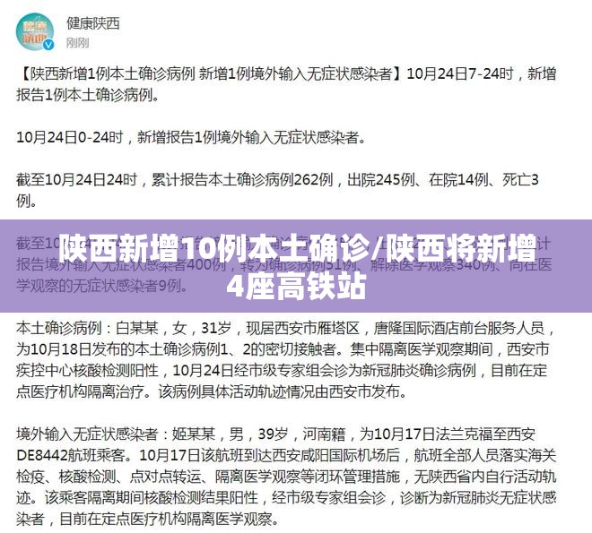 陕西新增10例本土确诊/陕西将新增4座高铁站 陕西新增10例本土确诊/陕西将新增4座高铁站