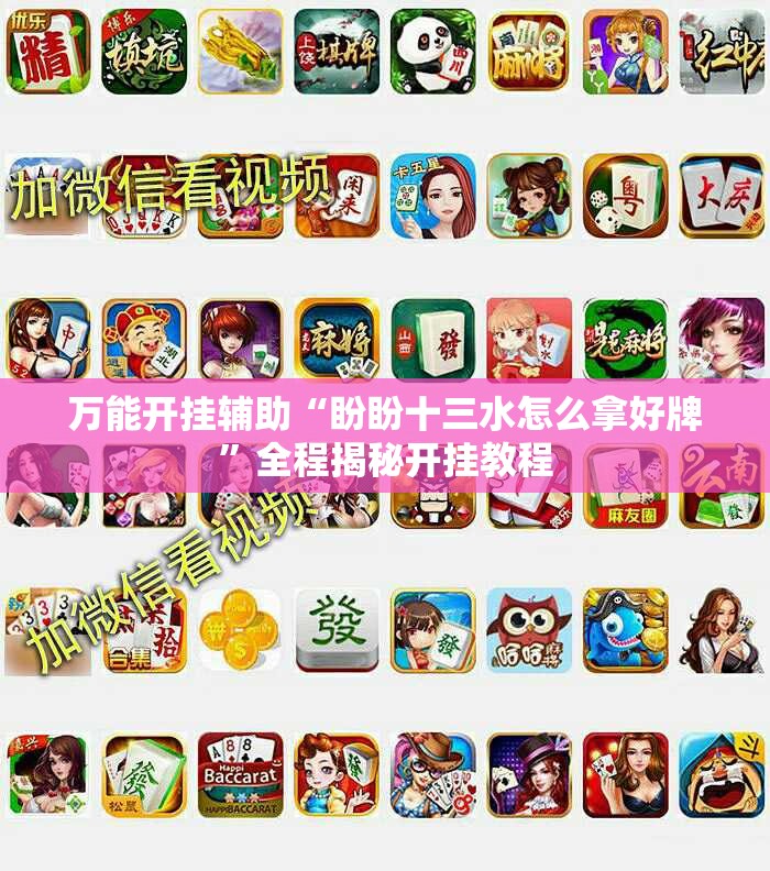 万能开挂辅助“盼盼十三水怎么拿好牌”全程揭秘开挂教程