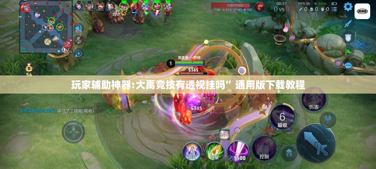 玩家辅助神器:大禹竞技有透视挂吗”通用版下载教程