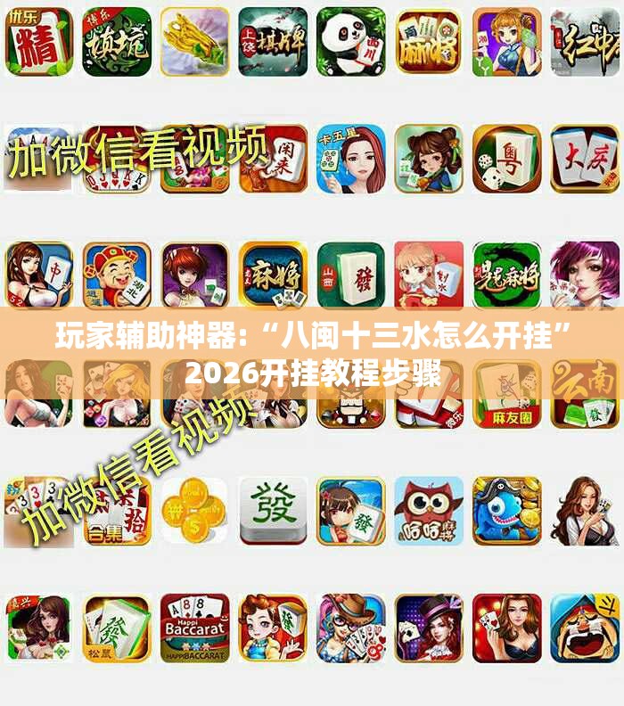 玩家辅助神器:“八闽十三水怎么开挂	”2026开挂教程步骤