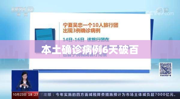 本土确诊病例6天破百/昨日新增本土6例 本土确诊病例6天破百/昨日新增本土6例