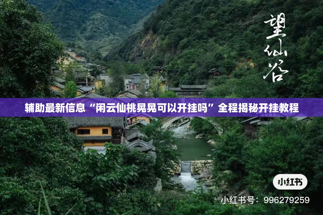 辅助最新信息“闲云仙桃晃晃可以开挂吗”全程揭秘开挂教程
