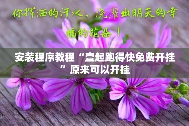 安装程序教程“壹起跑得快免费开挂	”原来可以开挂