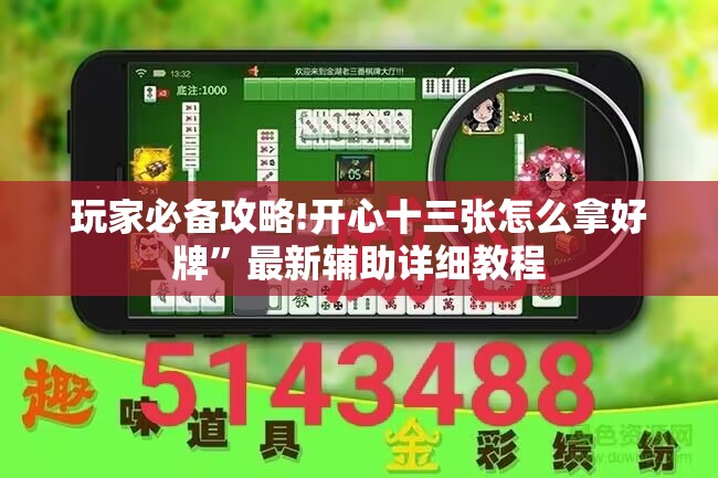 玩家必备攻略!开心十三张怎么拿好牌	”最新辅助详细教程