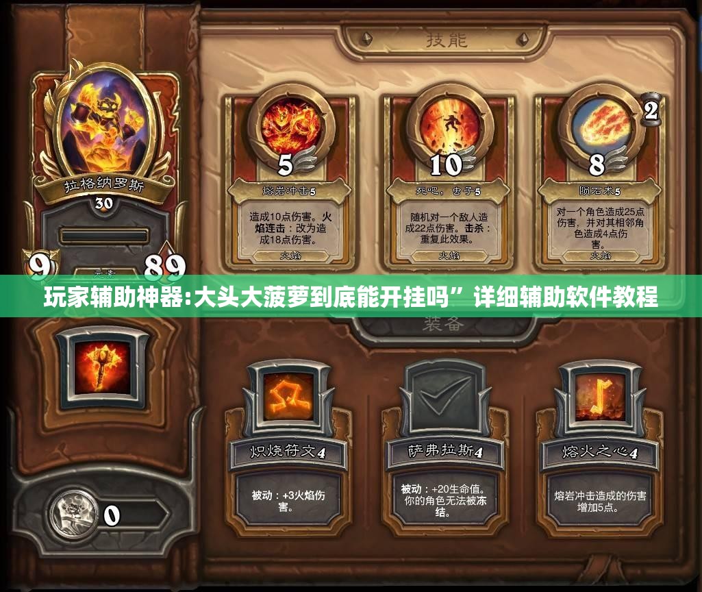 玩家辅助神器:大头大菠萝到底能开挂吗	”详细辅助软件教程