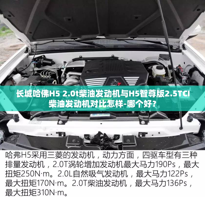 长城哈佛H5 2.0t柴油发动机与H5智尊版2.5TCI柴油发动机对比怎样-哪个好? 长城哈佛H5 2.0t柴油发动机与H5智尊版2.5TCI柴油发动机对比怎样-哪个好?